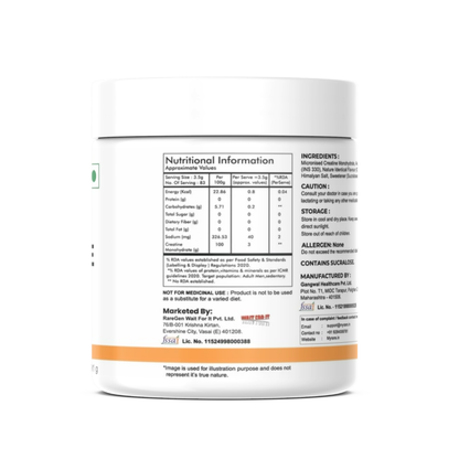 CREATINE MONOHYDRATE ORANGE JUICE