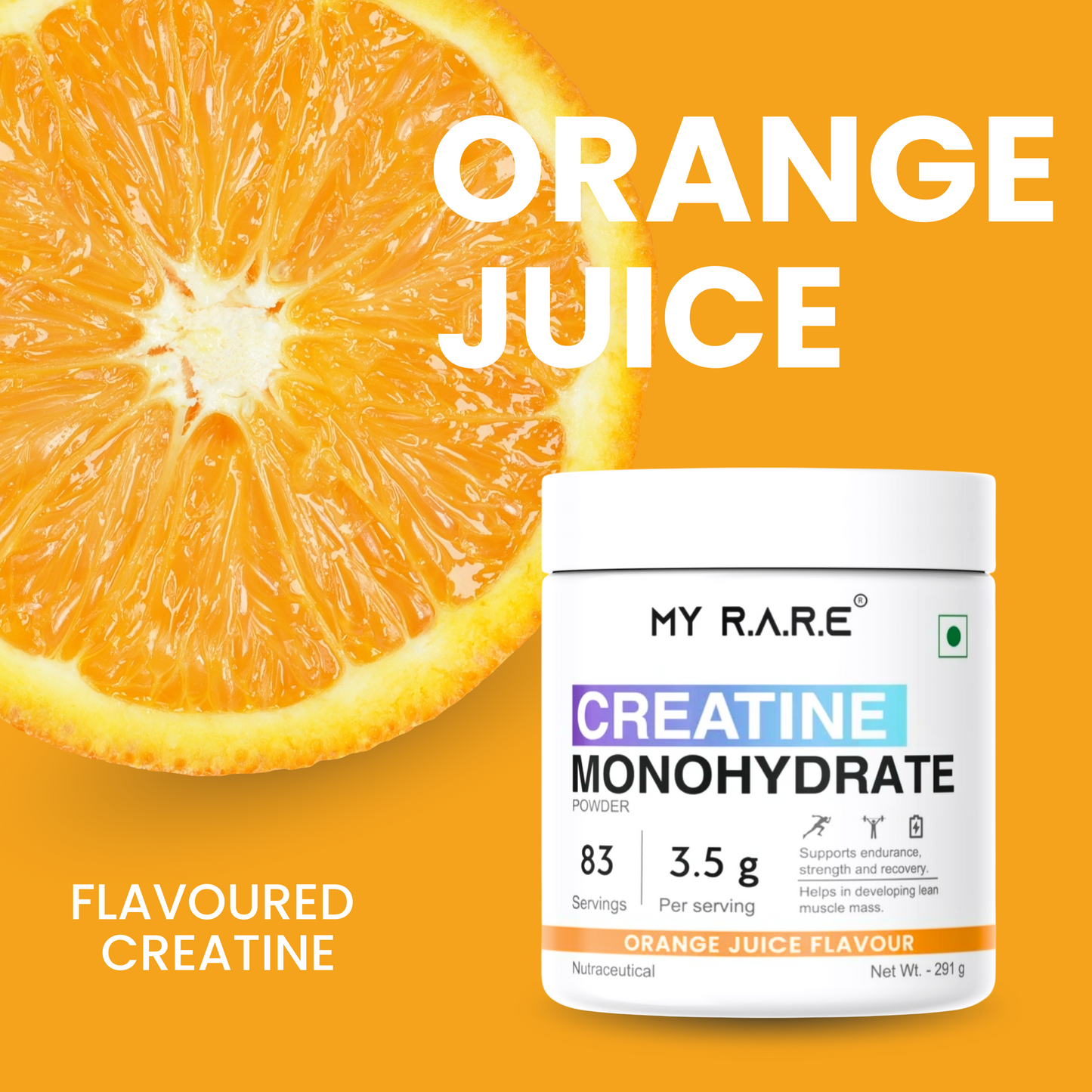 CREATINE MONOHYDRATE ORANGE JUICE