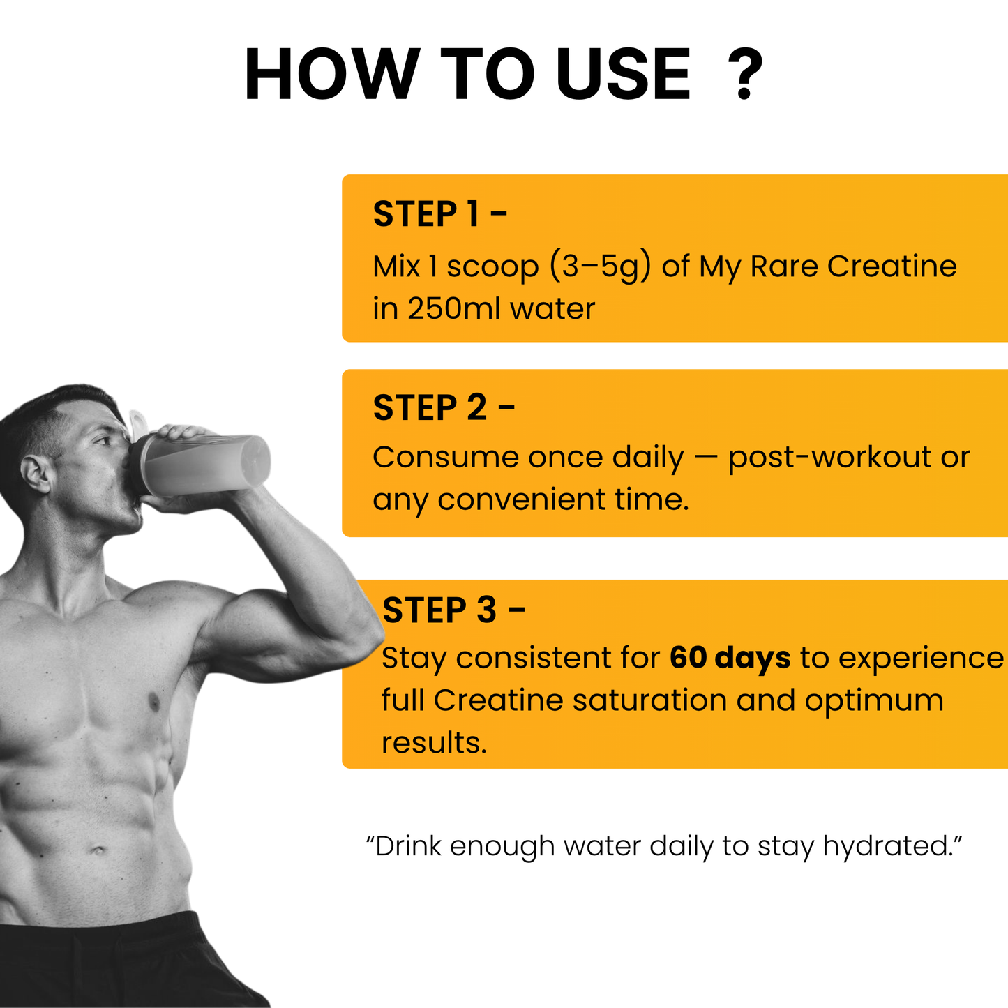 CREATINE MONOHYDRATE ORANGE JUICE