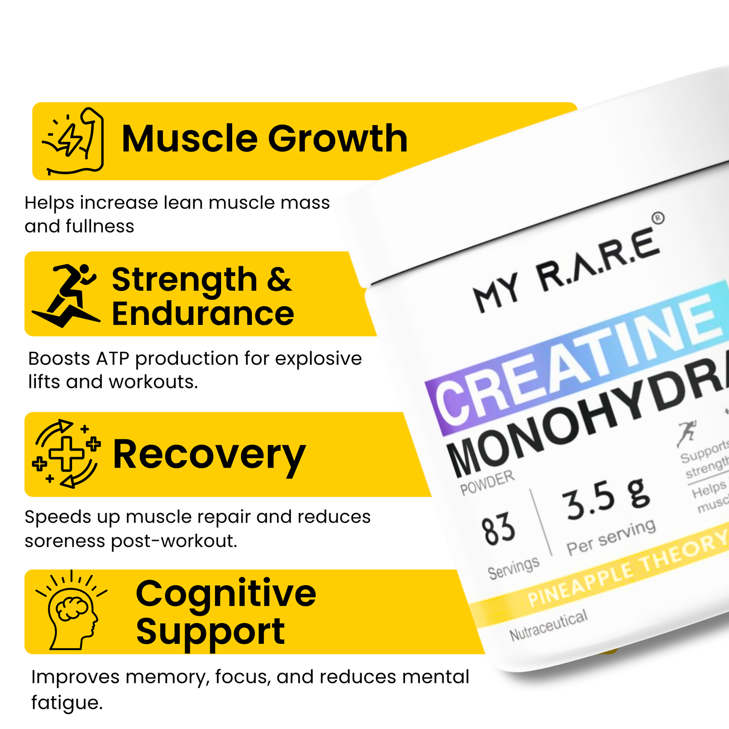 CREATINE MONOHYDRATE PINEAPPLE THEORY