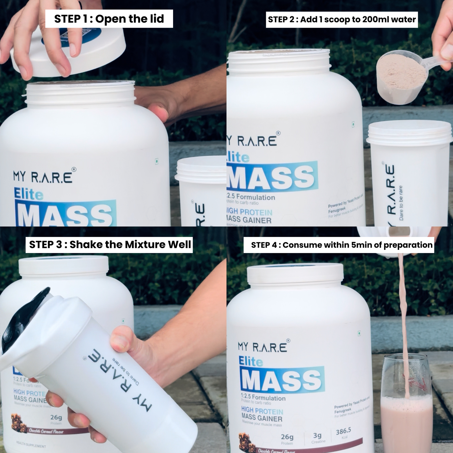 ELITE MASS HIGH PROTEIN GAINER