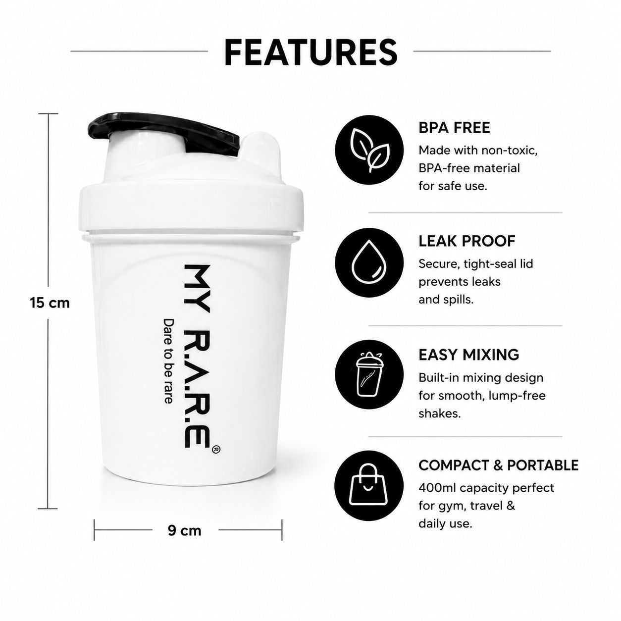 My Rare Compact Shaker 400ml